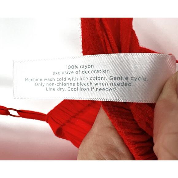 Cacique Swim Orange Maxi Swim Suit Cover up Dress Sz 18/20 Colorful Boho Beachy - Picture 5 of 7